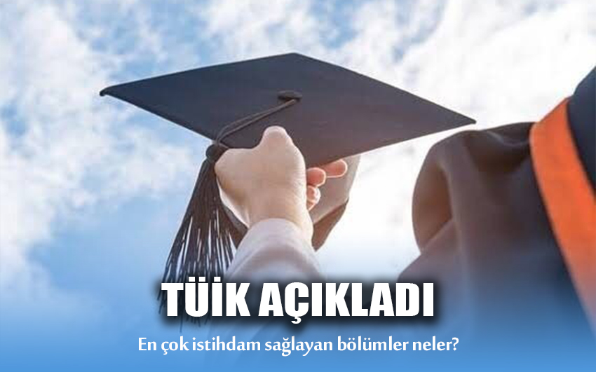 TÜİK açıkladı en çok istihdam sağlayan bölümler neler ?